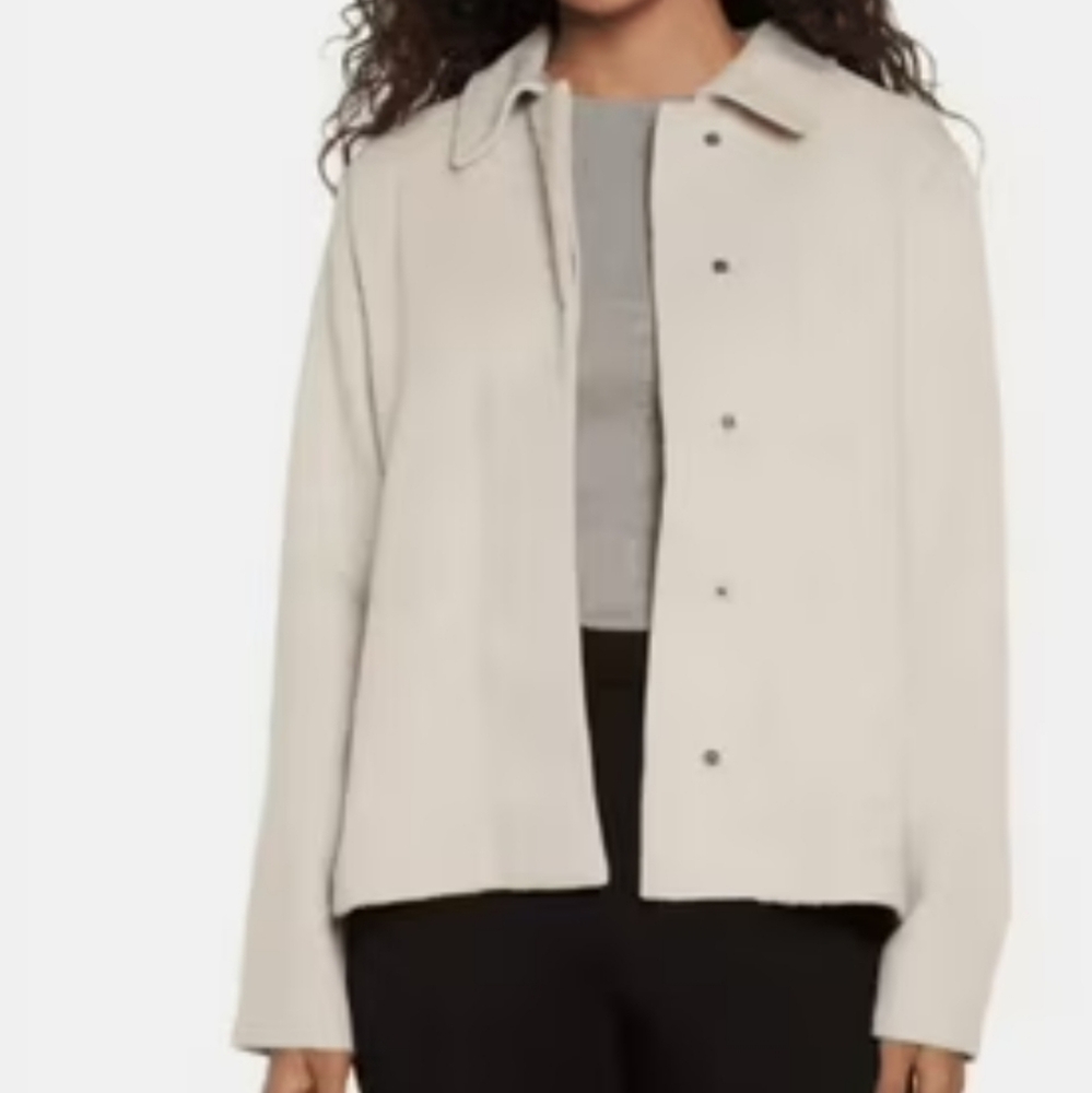 Banana Republic Cream Jacket with Snap Buttons - Picture 16 of 16